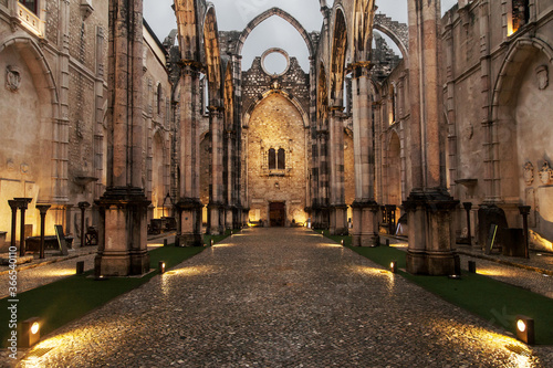 Carmo Convent in Lisbon photo