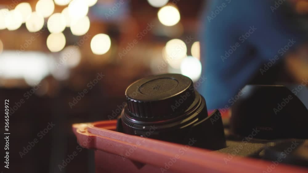 Cinema lens in a pelican case Cinema lens in a pelican case