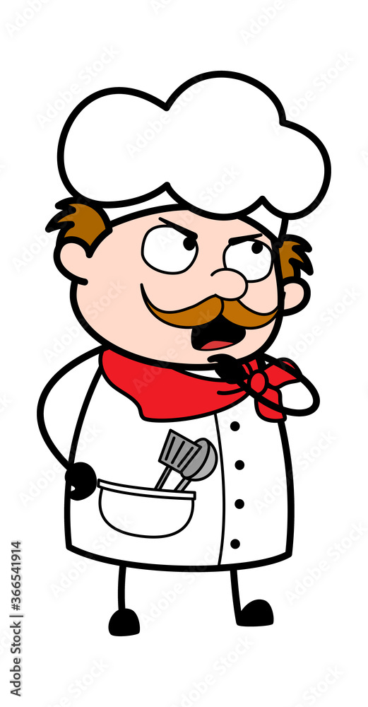 Businessman Cartoon wondering Businessman Cartoon wondering