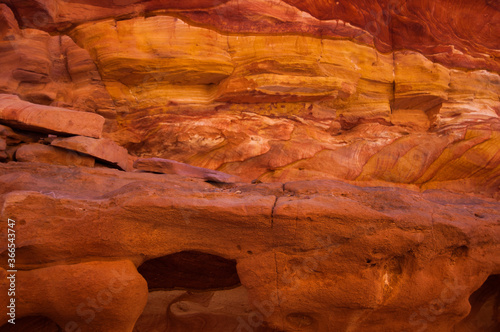 sandstone formations in the desert