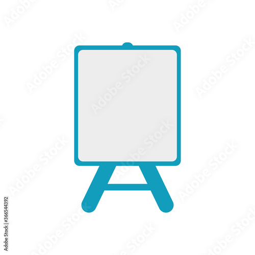 paint canva icon, flat style