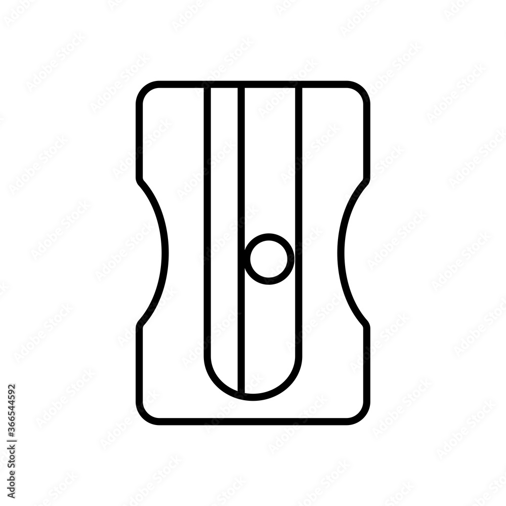 sharpener icon image, line style sharpener icon image, line style