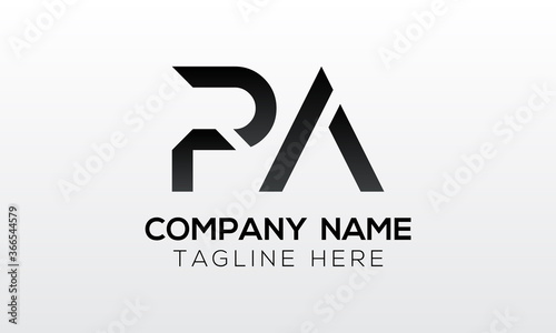 Free Download Initial PA Letter Logo With Creative Modern Business Typography Vector Template. Creative Letter PA Logo Vector. - GFXLoad