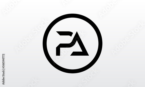 Initial PA Letter Logo With Creative Modern Business Typography Vector Template. Creative Letter PA Logo Vector.