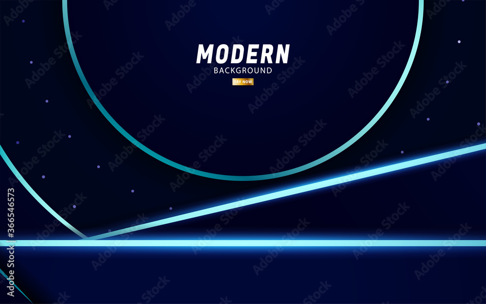 modern premium dark blue background banner design. Realistic light effect on dots textured background.technology concept,vector illustration.