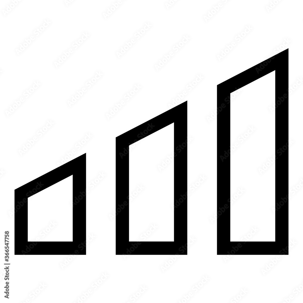 SIgnal level bar icon SIgnal level bar icon
