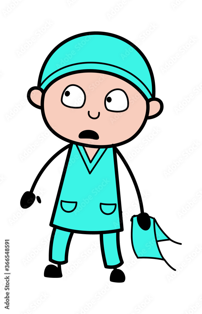 Shocked Surgeon Cartoon Shocked Surgeon Cartoon