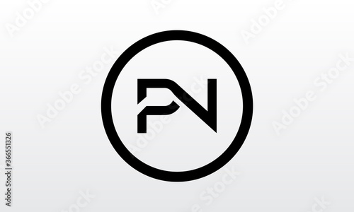 Initial PN Letter Logo With Creative Modern Business Typography Vector Template. Creative Letter PN Logo Vector.