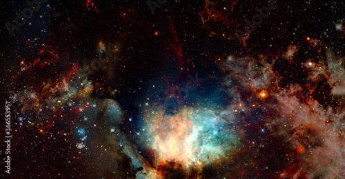 Fototapeta Naklejka Na Ścianę i Meble -  Star birth in the extreme. Elements of this image furnished by NASA