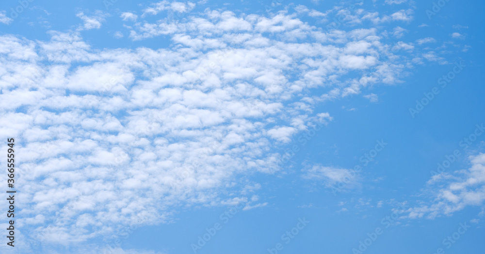 Clear blue sky and white clouds Clear blue sky and white clouds