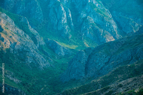 mountain landscape with rocks © vardan