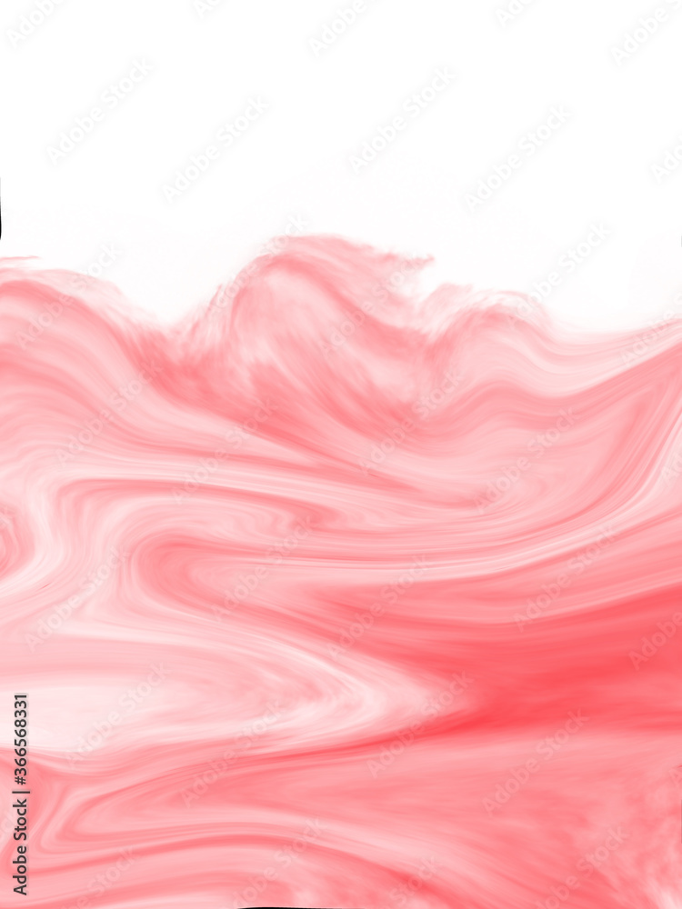 Plastic shapes and lines on a white background. Abstract image. Liquid. Plastic shapes and lines on a white background. Abstract image. Liquid.