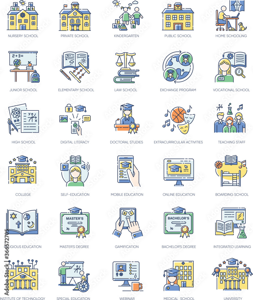 Student Life Icons
