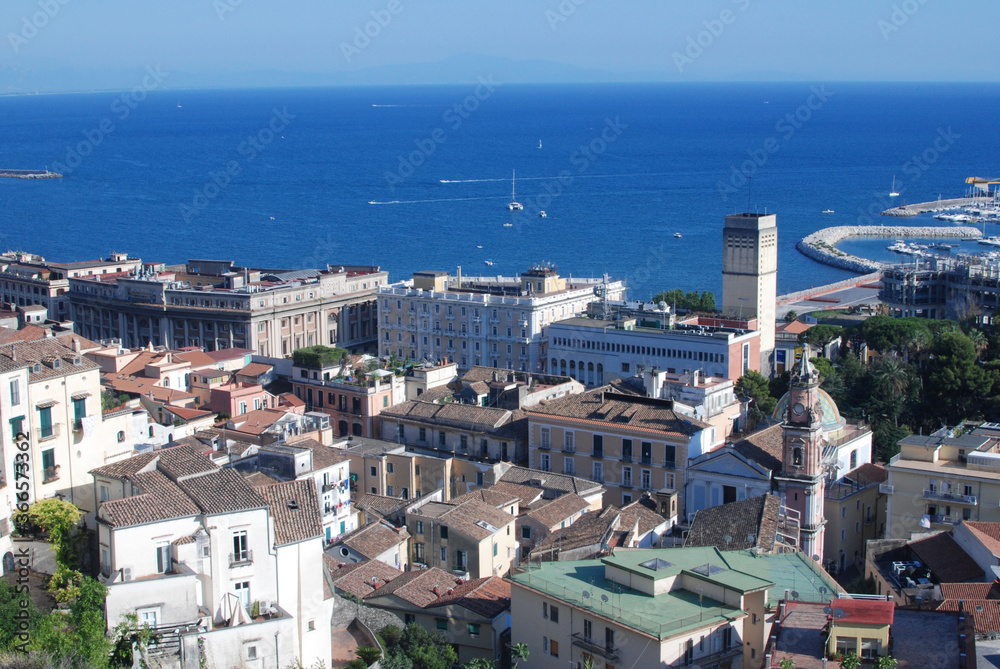 Italia: Salerno,paesaggio marino,Luglio 2020.