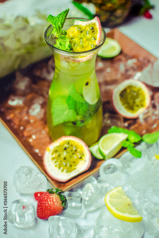 cocktail with lime cocktail with lime