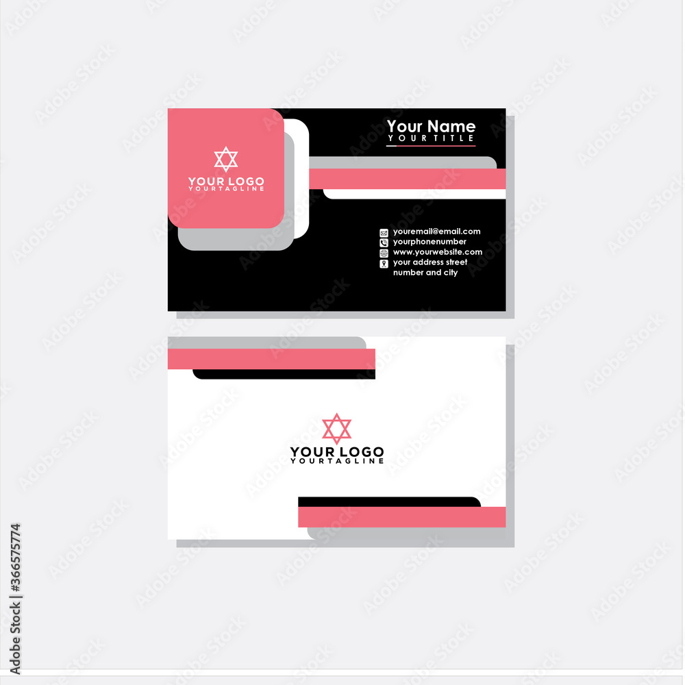 Modern business card Premium Vector Modern business card Premium Vector