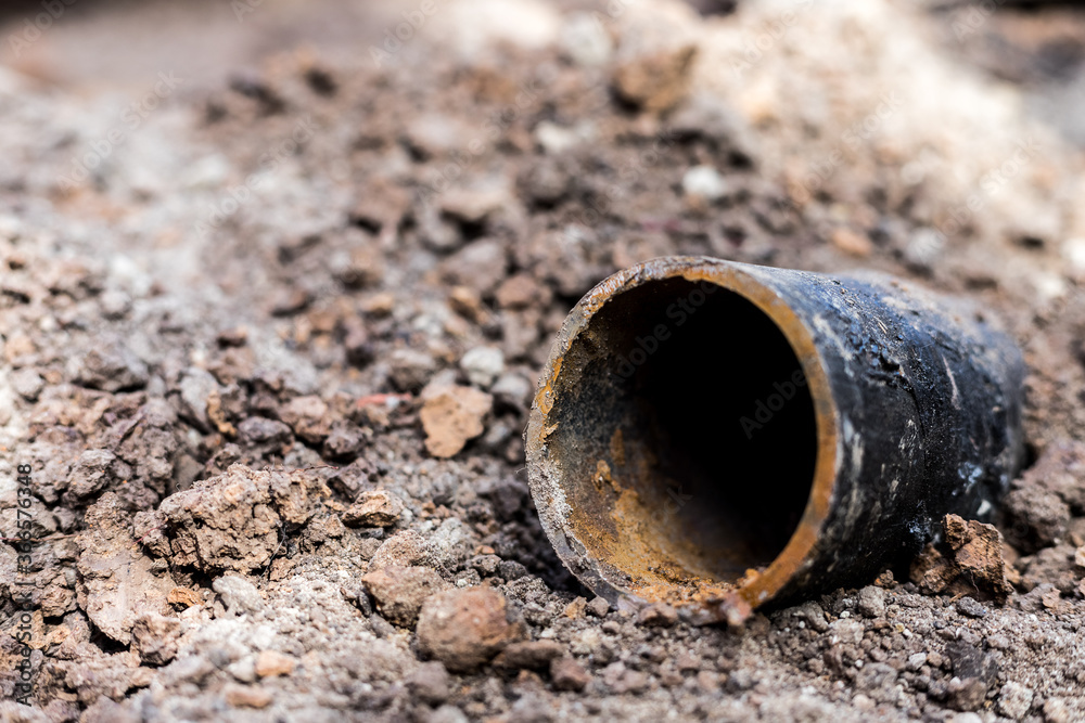 gas pipe in resin. Resin-treated pipe treated with resin. gas pipe in resin. Resin-treated pipe treated with resin.