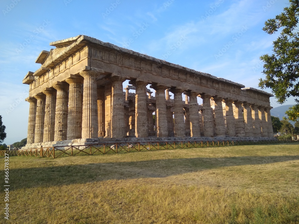Temple of Hera at Paestum in Italy.