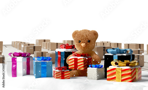 concept of christmas presen...