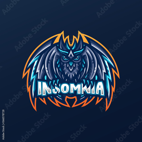 Owl mascot logo