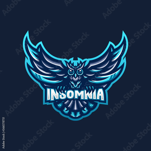 Owl mascot logo