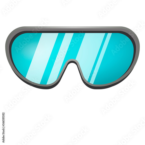 Safety goggles illustration.