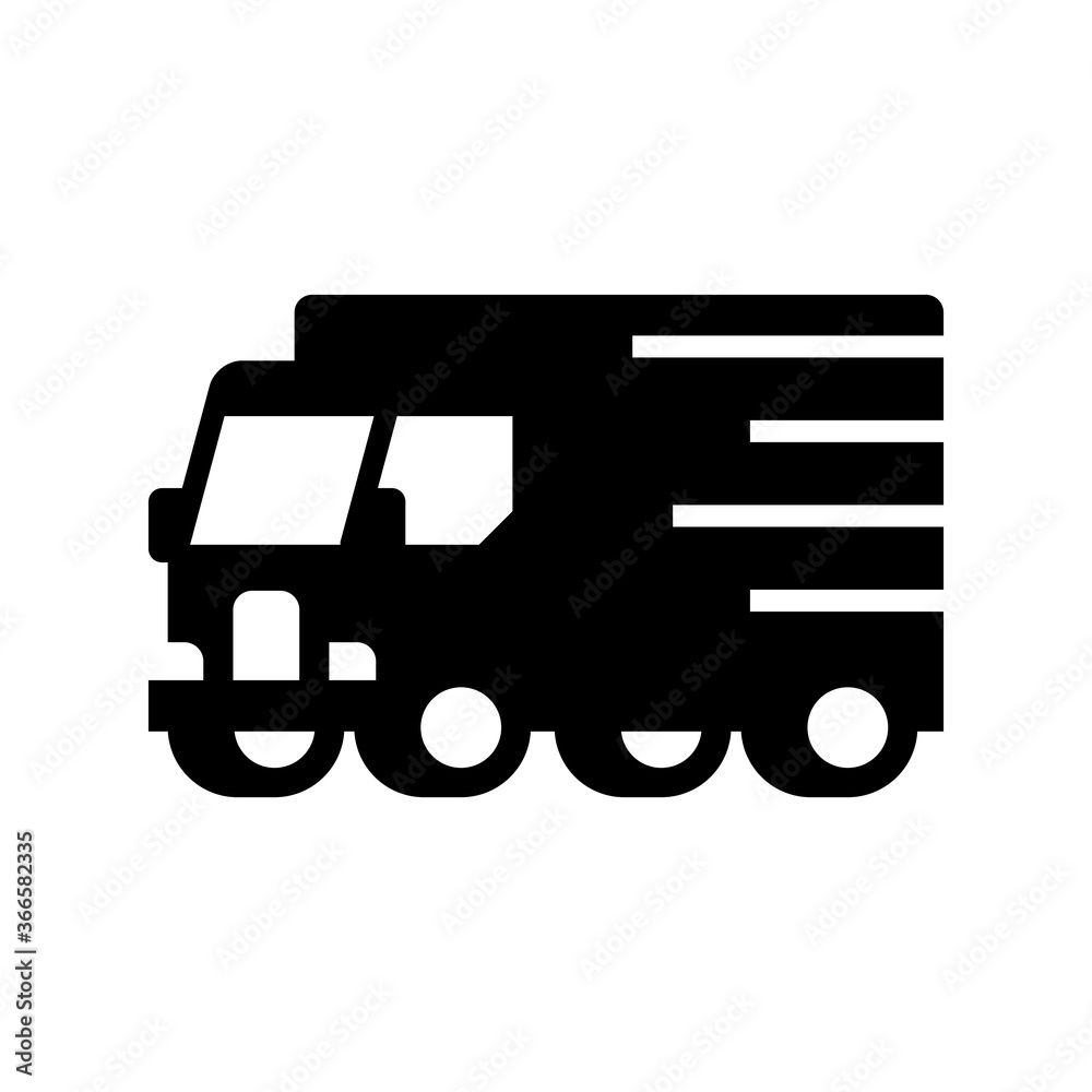 Delivery Truck Logo. Icon design. Template elements