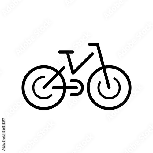 Bike logo. Icon design. Template elements