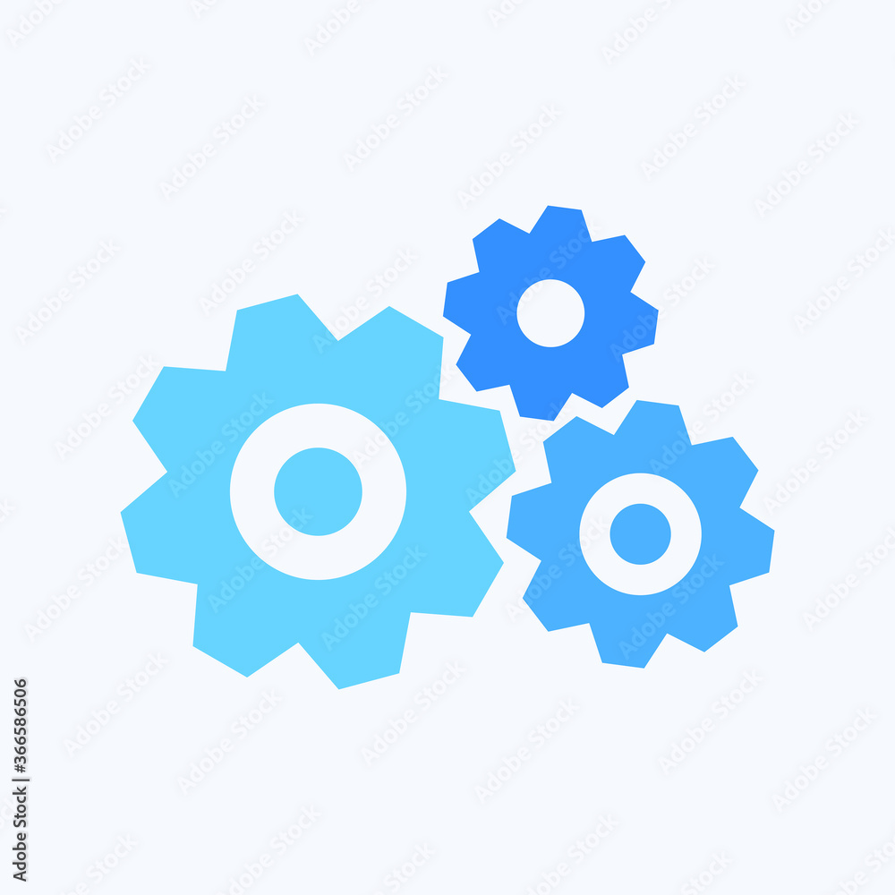 Gear logo. Icon design. Template elements Gear logo. Icon design. Template elements