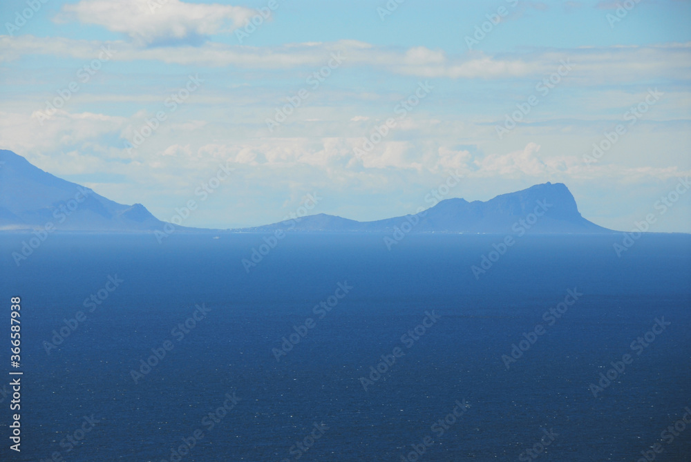 Africa- Abstract View Across False Bay From Simons Town