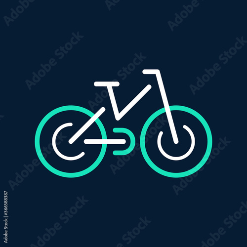 Bike logo. Icon design. Template elements