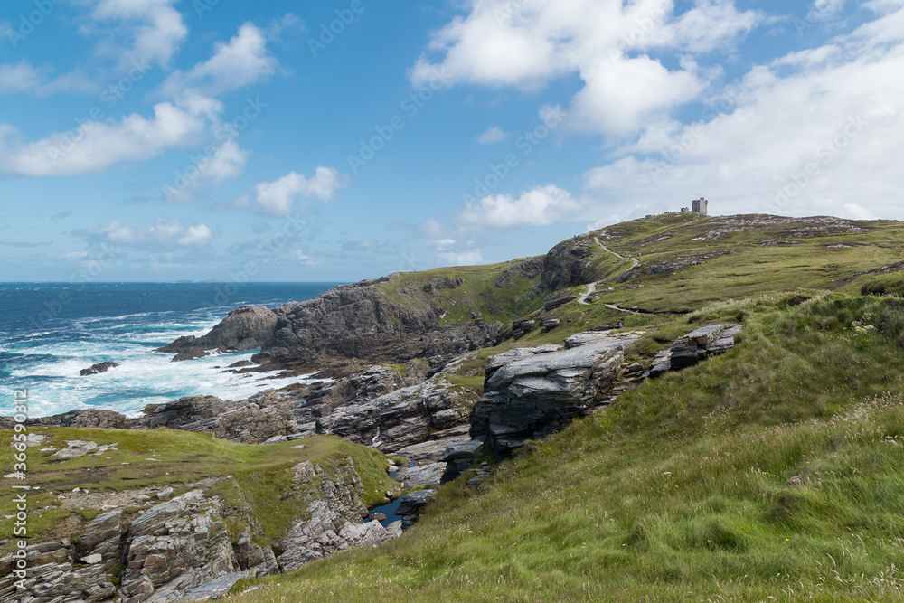 Wild Rugged Atlantic Irish Coast at Malin Head Wild Rugged Atlantic Irish Coast at Malin Head