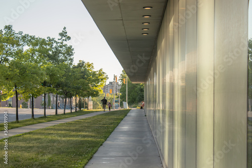 Wall of Modern Campus Building