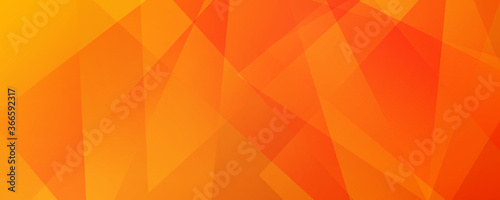 Abstract orange yellow gradient geometric shape background with dynamic triangle modern corporate concept for wide banner