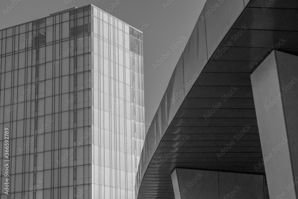 Detail of Campus Buildings in Brutalist Style Detail of Campus Buildings in Brutalist Style