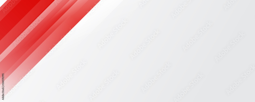 Red and white geometric corporate banner design Red and white geometric corporate banner design