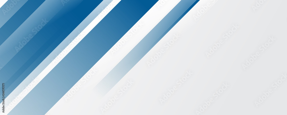 Modern blue and white banner background with line elements. Vector illustration design for presentation, banner, cover, web, flyer, card, poster, wallpaper, texture, slide, magazine, and powerpoint.