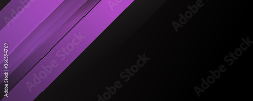 Modern simple minimalist purple black presentation wide banner background with business and corporate concept