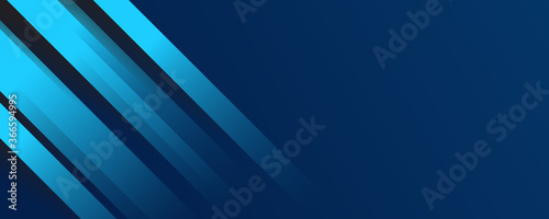 Abstract background dark blue with modern corporate concept for wide banner