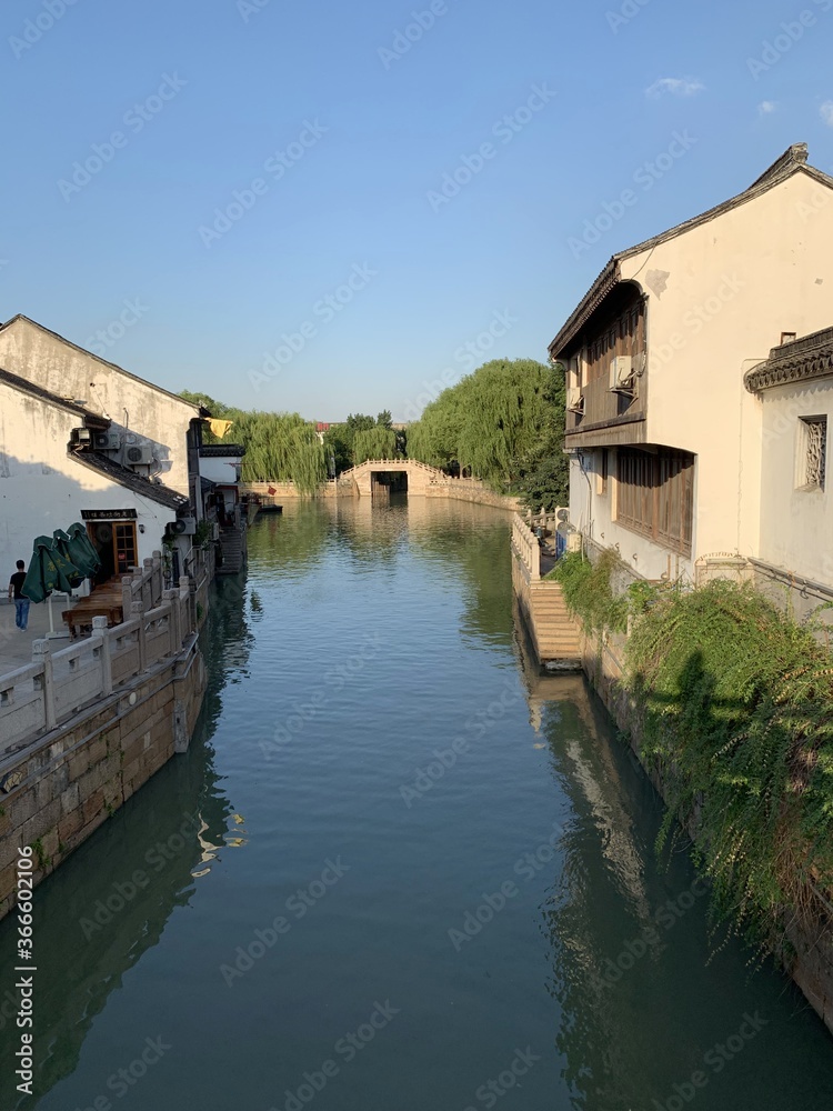 Canal à Suzhou, Chine