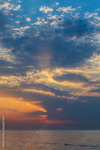 Beautiful sunset over the C...