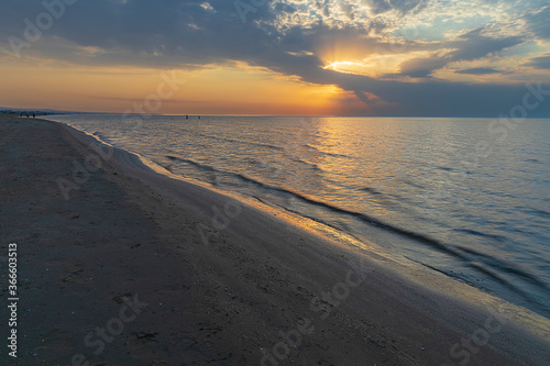 Beautiful sunset over the C...