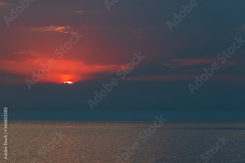 Beautiful sunset over the C...