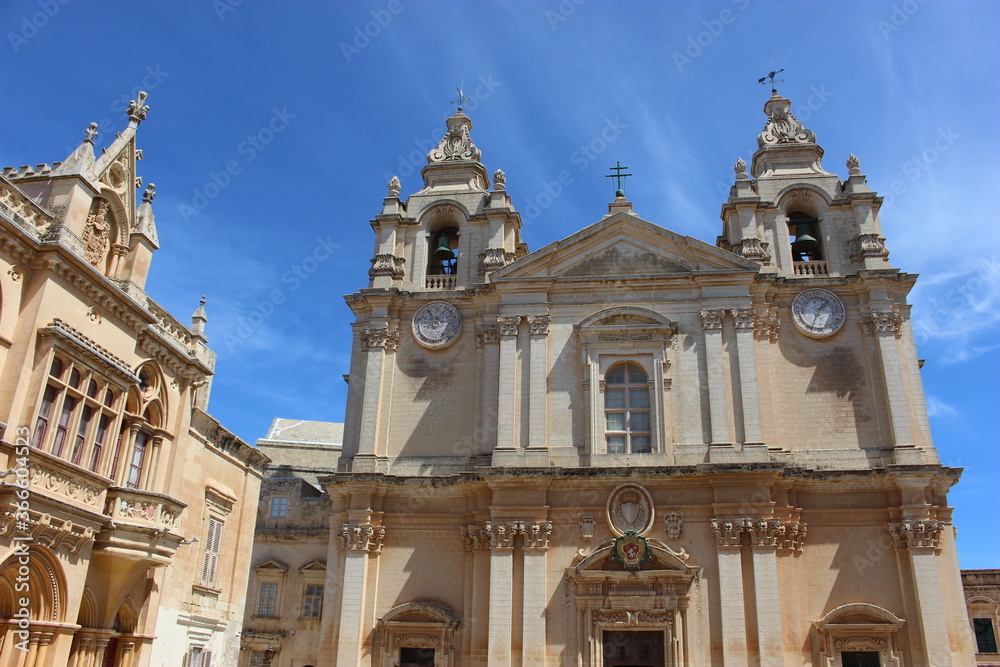 Cathédrale Saint-Pierre et Saint-Paul à Mdina (Rabat, Malte) 3