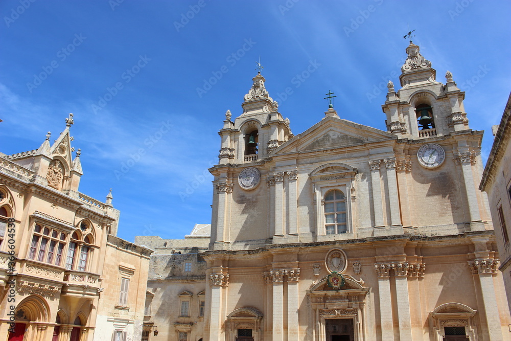 Cathédrale Saint-Paul à Mdina (Rabat, Malte) 2