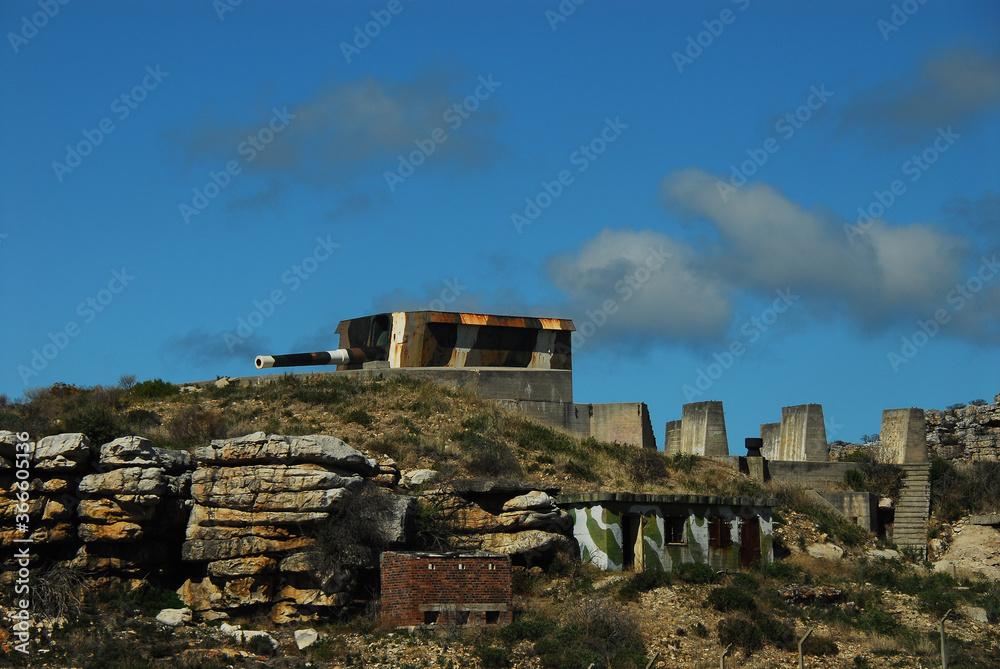 Africa- Redhill Gun, Scala Battery at Simon's Town, South Africa