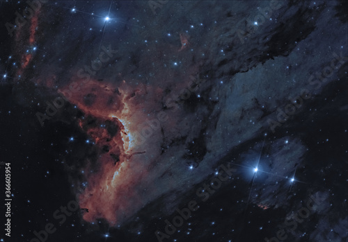 Nebulosa pellicano simulazione O3 photo