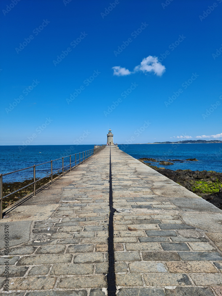 St Peter Port Lighthouse, Guernsey Channel Islands