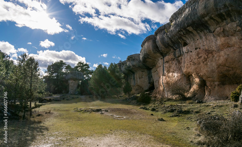 Cuenca, Spain. February, 08 of 2017. Beautiful city with its houses hanging.