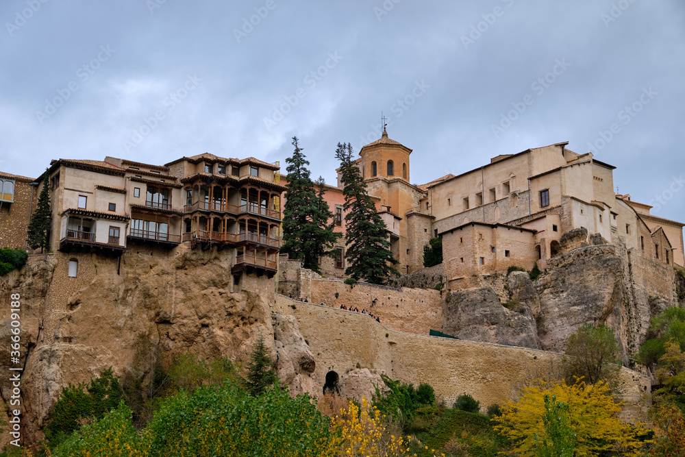 Hanging houses of Cuenca, Spain. Casas Colgadas.